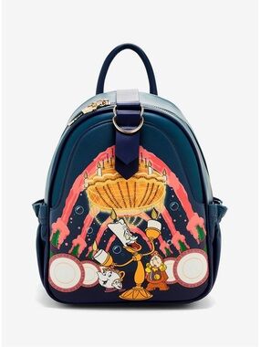 Our Universe Disney Beauty and the Beast Lumiere Be Our Guest Mini Backpack